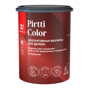 TIKKIVALA (TIKKURILA) PIRTTI COLOR морилка декоративная для дерева, колеруемая, 0,9 л