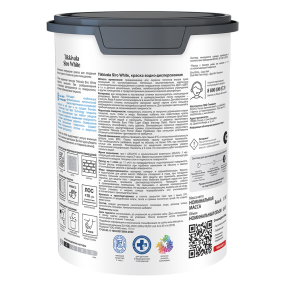 TIKKIVALA (TIKKURILA) SIRO WHITE краска для потолка антибликовая глубокоматовая, белый, 0,9 л