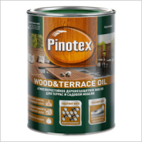 Деревозащитное масло для террас и садовой мебели Pinotex Wood & Terrace Oil. Обзор продукта