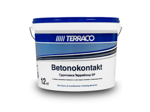 TERRACO TERRABOND SP грунт бетоноконтакт для гладких поверхностей, белый (12кг)