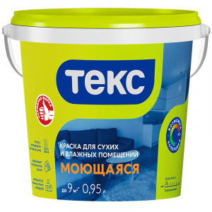 Текс Универсал Моющаяся краска для стен и потолков