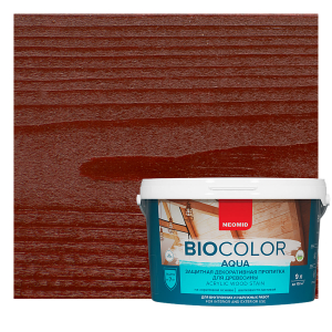 NEOMID BIO COLOR AQUA защитная декоративная пропитка на акриловой основе, махагон (2,3л)