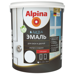 Alpina Aqua эмаль акриловая для окон и дверей, глянцевая
