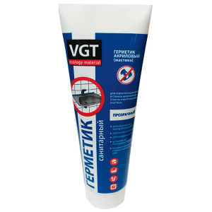 VGT / ВГТ герметик акриловый санитарный для внутренних и наружных работ