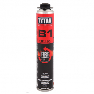 TYTAN PROFESSIONAL FIRE STOP B1 пена огнеупорная, профессиональная (750мл)