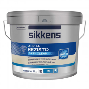 Sikkens Alpha Rezisto easy clean краска износостойкая для внутр.работ глубокоматовая