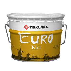 TIKKURILA EURO KIRI лак паркетный износостойкий, алкидно-уретановый, глянцевый (9л)