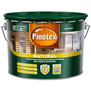 Pinotex Natural / Пинотекс Натурал прозрачная пропитка для древесины защита до 12 лет   