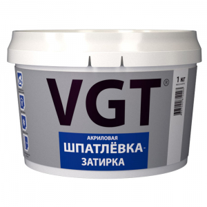 VGT / ВГТ шпатлевка затирка акриловая, водостойкая