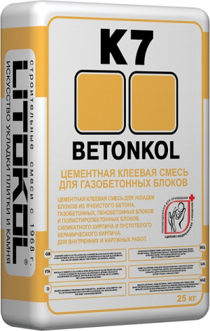 Litokol Betonkol K7 / Литокол Бетонкол смесь клеевая цементная