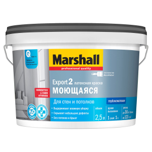 Marshall Export 2 / Маршал Экспорт 2 Моющаяся глубокоматовая краска интерьерная
