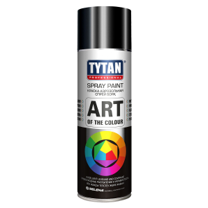 TYTAN PROFESSIONAL ART OF THE COLOUR краска аэрозольная, RAL9005, черная глянцевая (400мл)
