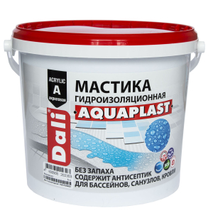 Dali мастика Aquaplast / Дали Аквапласт гидроизоляционная универсальная акриловая