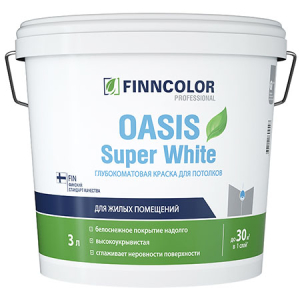 Finncolor Oasis Super White / Финнколор Оазис краска для потолков