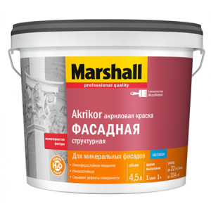 Marshall Akrikor / Маршал Структурная краска для наружных и внутренних работ