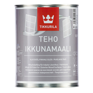 Tikkurila Teho / Тиккурила Техо алкидная краска на маслянной основе для окон и дверей
