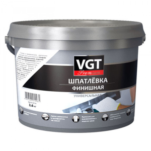 VGT Premium / ВГТ шпатлевка финишная универсальная с низкой усадкой
