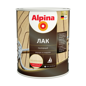 Alpina / Альпина лак палубный алкидно уретановый