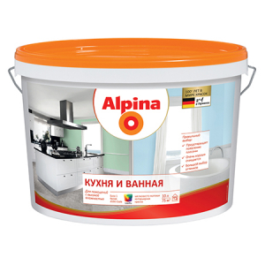 Alpina / Альпина Кухня и Ванная краска для влажных помещений