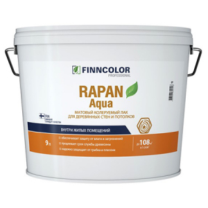 Finncolor Rapan Aqua / Финнколор Рапан Аква водный лак антисептик полуглянцевый
