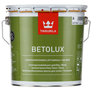 Tikkurila Betolux / Тиккурила Бетолюкс краска для пола внутри помещения