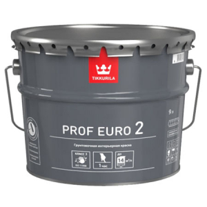 Tikkurila Prof Euro 2 / Тиккурила Проф Евро 2 интерьерная краска для стен и потолков   
