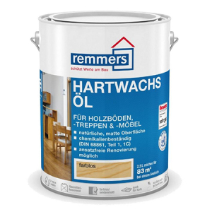REMMERS HARTWACHS-OL масло для паркета, лестниц и мебели, шелковисто матовое, бесцветное (20л)