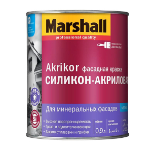 Marshall Akrikor / Маршал Акрикор краска фасадная силикон-акриловая
