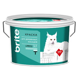 Brite / Брайт краска для деревянных поверхностей с защитой от загрязнения на основе тефлона для нару