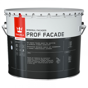 TIKKURILA PROF FACADE краска фасадная всесезонная, органоразбавляемая, база A (9л)