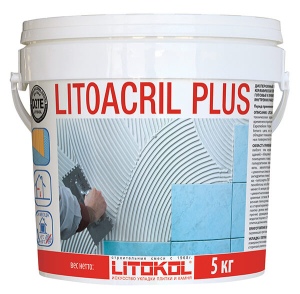 LITOKOL LITOACRIL PLUS клей готовый к применению на основе синтетической смолы, белый (1кг)