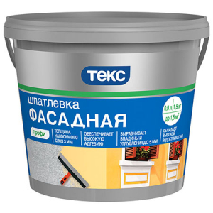 Текс Профи шпаклевка фасадная, латексная   