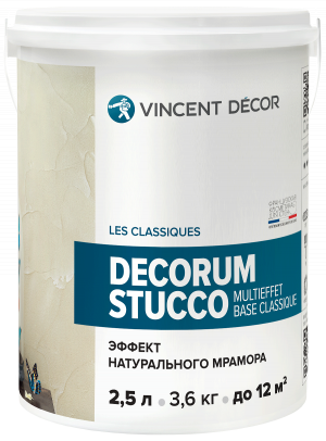 Vincent Decor Decorum Stucco multieffet  / Винсент Декор Декорум Стуко Мульти Эффект штукатурка