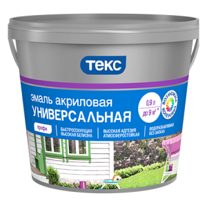 Текс Профи акриловая эмаль глянцевая универсальная