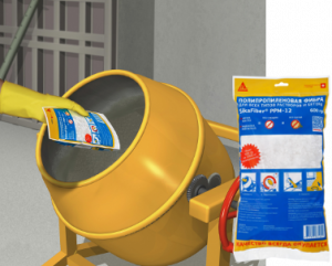 SIKA SIKAFIBER PPM 12 фибра для армирования бетона на основе полипропилена, белый (600гр)