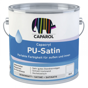 CAPAROL CAPACRYL PU SATIN эмаль акриловая, полиуретановая универсальная, база 1 (2,4л)