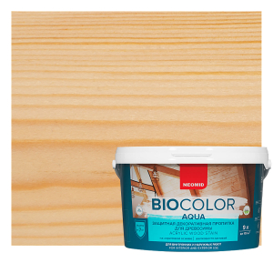 NEOMID BIO COLOR AQUA защитная декоративная пропитка на акриловой основе, бесцветный (9л)