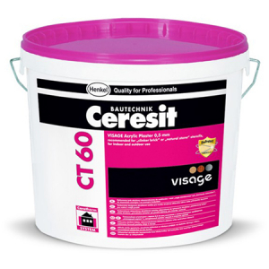Ceresit CT 60 Visage / Церезит декоративная штукатурка акриловая мелкозернистая