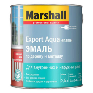 Marshall Export Aqua / Маршал Экспорт Аква универсальная эмаль на водной основе глянцевая   