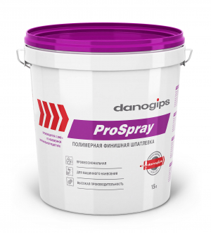 Danogips Prospray / Даногипс Проспрей шпатлевка финишная для машинного нанесения