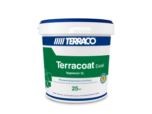TERRACO TERRACOAT XL штукатурка декоративная акриловая, зерно 2,5 мм, короед (25кг)