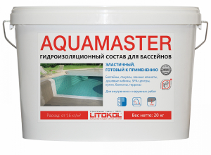 Litokol Aquamaster / Литокол Аквамастер состав гидроизоляционный для бассейнов