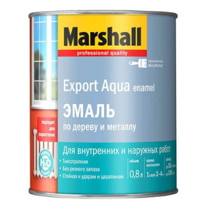 Marshall Export Aqua / Маршал Экспорт Аква универсальная эмаль на водной основе полуматовая   