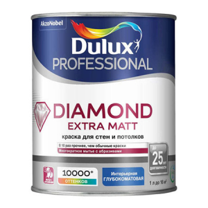 Dulux Diamond Extra Matt / Дюлакс Даймонд Экстра Мат краска для стен и потолков износостойкая   