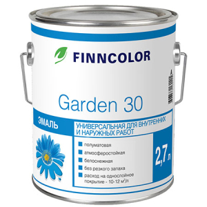 Finncolor Garden 30 / Финнколор Гарден 30 эмаль алкидная полуматовая