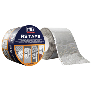 TYTAN PROFESSIONAL RS TAPE лента битумная для кровли, самоклеющаяся, ширина 10 см, алюминий (10м)