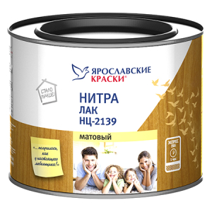ЯРОСЛАВСКИЕ КРАСКИ НЦ-2139 нитралак по дереву, для внутренних работ, матовый (45кг)
