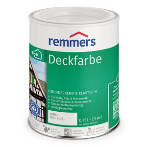 Remmers Deckfarbe / Реммерс Декфарбе краска эластичная для защиты фасадов и интерьеров