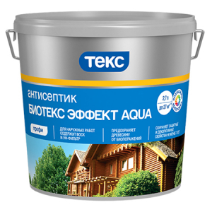 Текс Биотекс Эффект Aqua / Аква антисептик для наружных работ по дереву