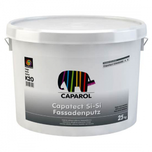 CAPAROL CAPATECT Si-Si Fassadenputz K20 штукатурка силикатно-силиконовая, зерно 2 мм База 1 (25кг)